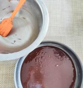 mélange dans le moule