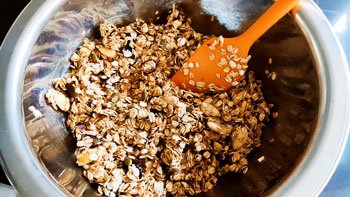 mélangez le sirop avec le mix