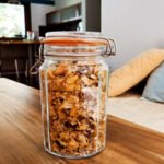 granola pret dans un bocal hermetique