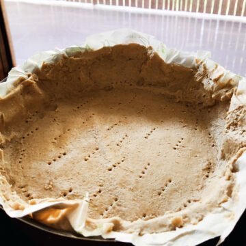 Pâte à tarte avant cuisson